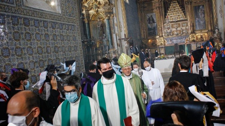 Virgílio Antunes, Missa da bênção das pastas dos finalistas, em Coimbra 