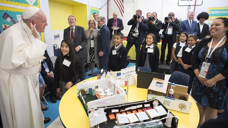 Mit Schülern und Studenten