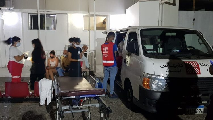 La Caritas in azione a Beirut