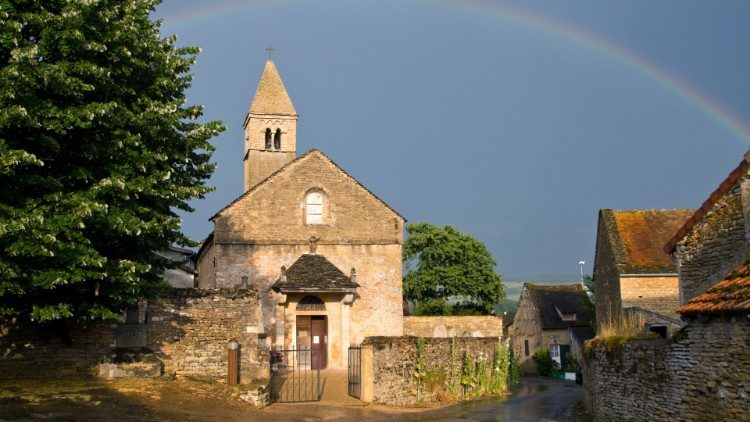 A church at the Ecumenical Community of Taize