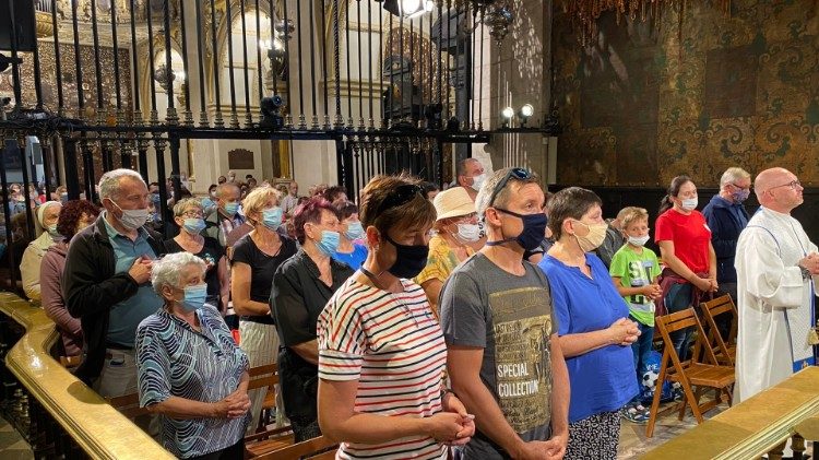 Jasna Góra przed imieninami Matki Bożej