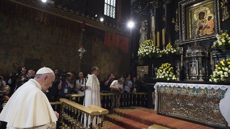 Papież wspomina swoją wizytę na Jasnej Górze