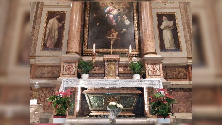 la tomba di santa Monica