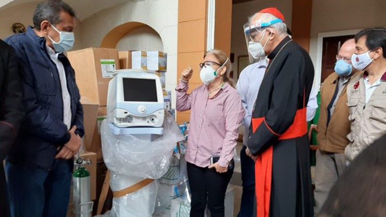 donación Papa Francisco Venezuela respirador pulmonar