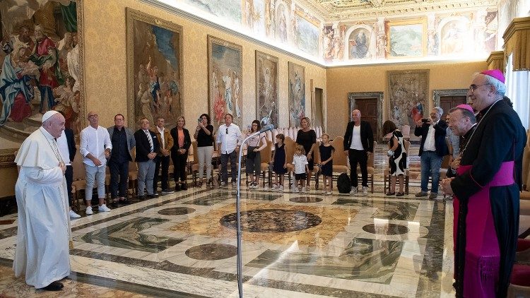 L'udienza del Papa ai famigliari delle vittime di Corinaldo