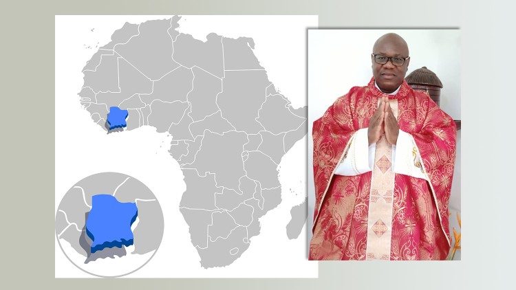 Père Hervé Louis Yodé, nouveau directeur général de la Radio Nationale Catholique