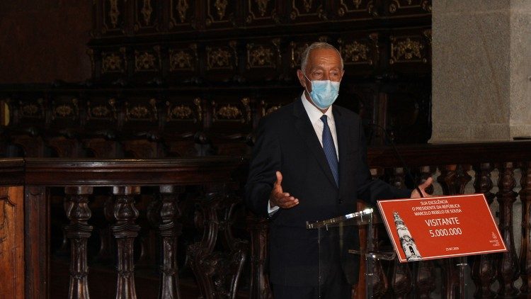 Presidente Marcelo Rebelo de Sousa alla Torre dos Clérigos