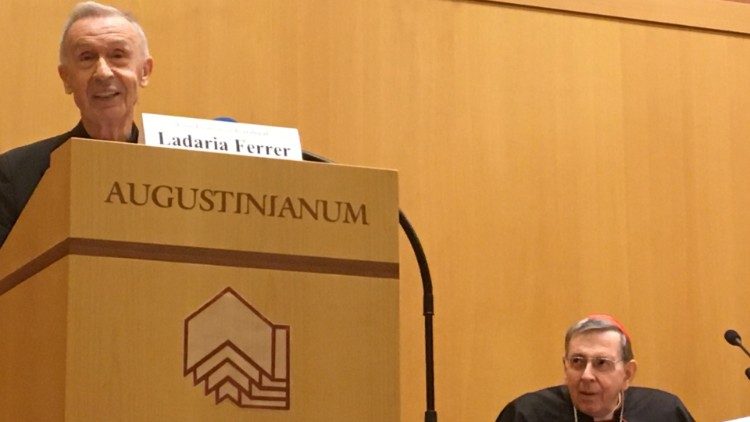 Der Präfekt der Glaubenskongregation, Kardinal Ladaria (links), sprach auf Einladung von Kardinal Koch (rechts)