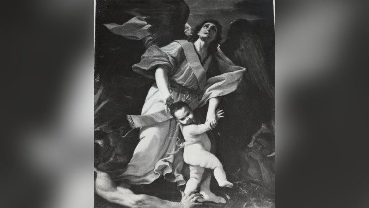 Angelo custode, Mattia Preti, 1630 - 1699, Tela,  Old Church of Our Lady of Divine Grace, Sliema (Malta) - © Fondazione Zeri 