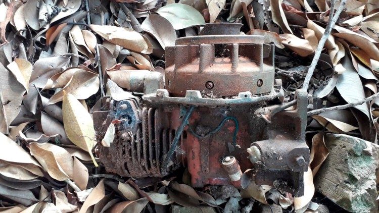 O mutirão de limpeza do rio