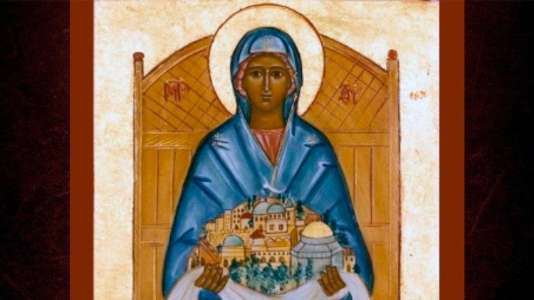 La Bienaventurada Virgen Maria Reina de Palestina.