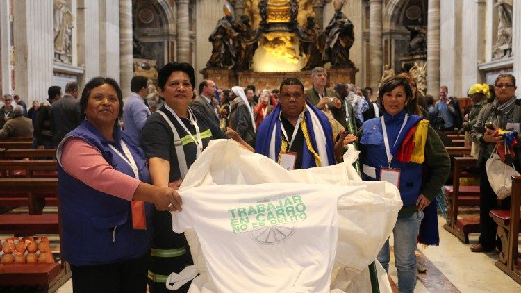 2020.10.23 Encuentros Mundiales movimientos populares. En Roma crediti: WMPM