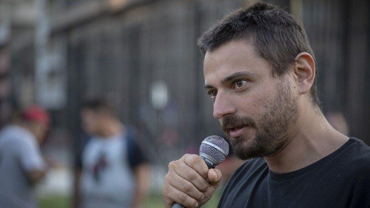 2020.10.26 Juan Grabois, miembro del comité organizador del Encuentro Mundial de Movimientos Populares, Argentina