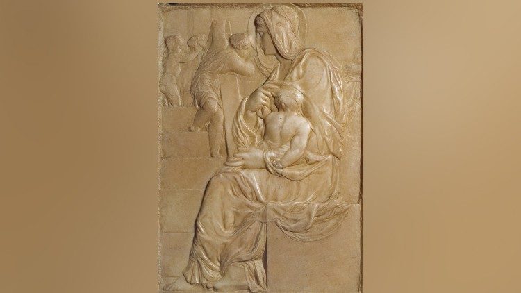 La Madonna della scala, , 1490 circa marmo, cm 56,7 x 40,1 Firenze, Casa Buonarroti