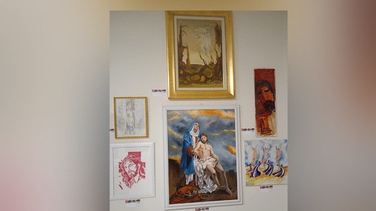 Works displayed in the International Crucifix Museum of Caltagirone