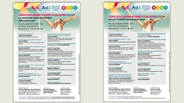 Il corso di educazione alla salute ideato a Genova