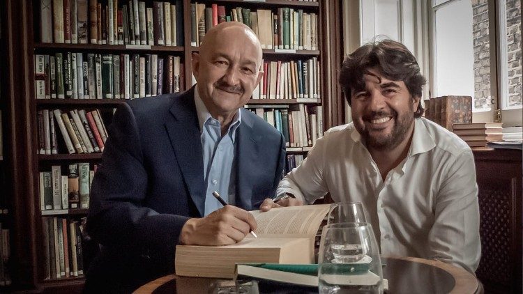 2020.11.16 Eduardo Flores con el ex presidente de México, Carlos Salinas de Gortari