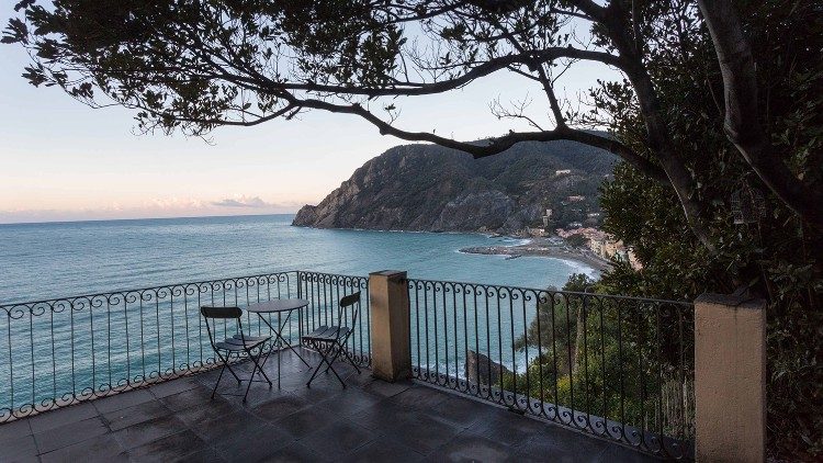 La terrazza del Convento di Monterosso
