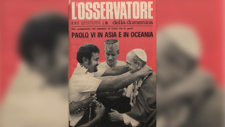 L'Osservatore Romano sobre a viagem do Papa à Ásia em novembro de 1970