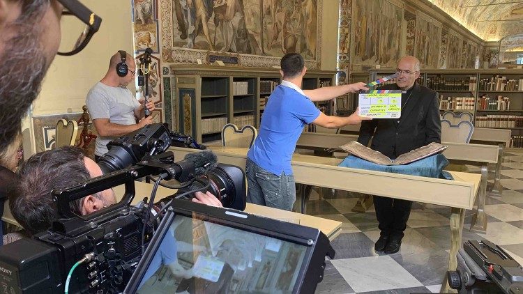 Backstage del documentario sul Papiro Hanna