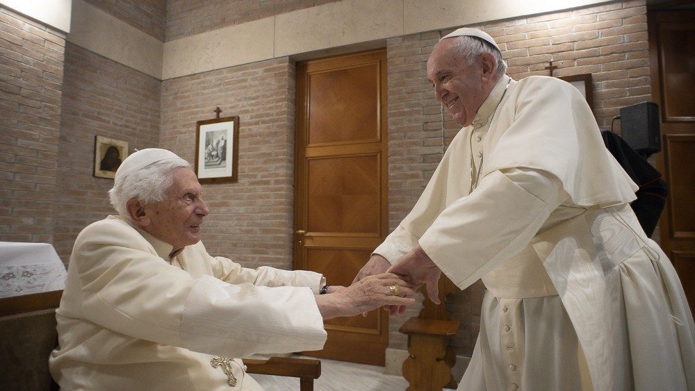 Los encuentros entre el Papa Francisco y el Papa emérito Benedicto XVI