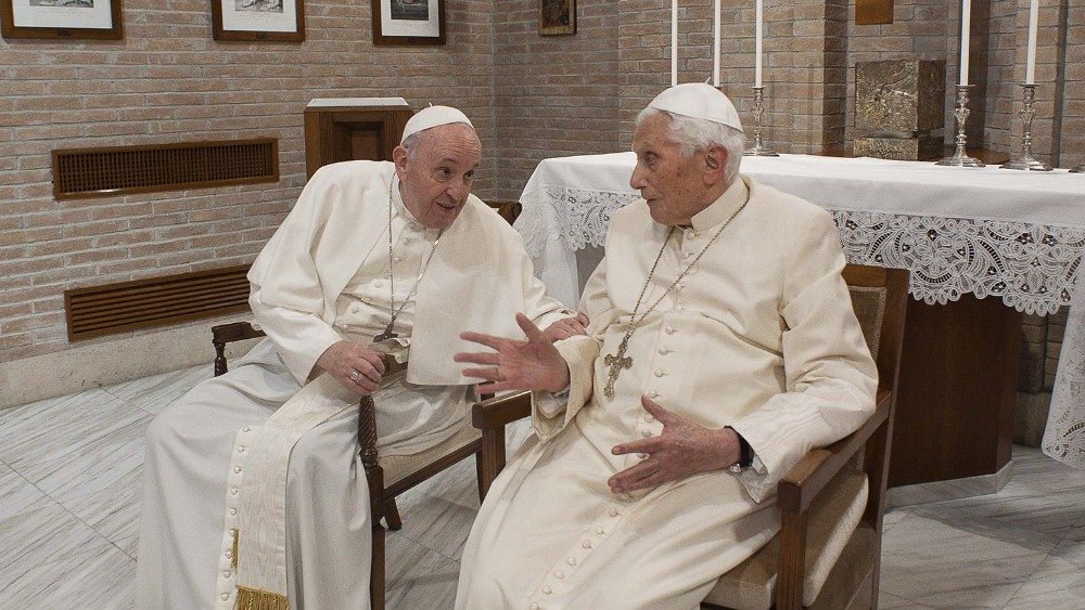 Los encuentros entre el Papa Francisco y el Papa emérito Benedicto XVI