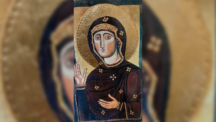Copie de l'icône byzantine de l'Ara Coeli