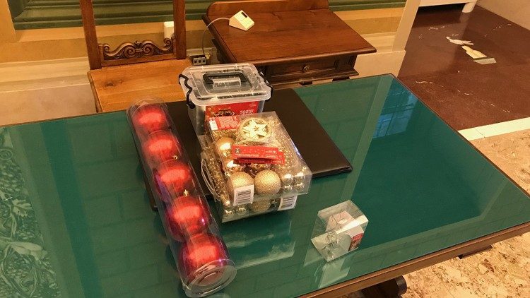 Auch der Baumschmuck durfte nicht fehlen