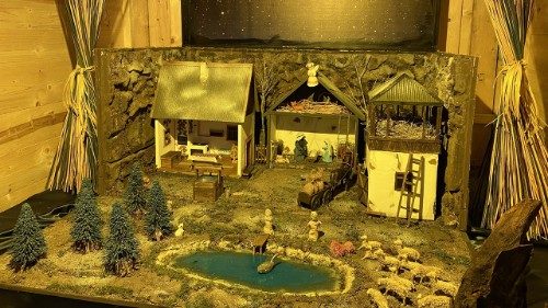 Украинский вертеп в Ватикане