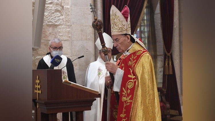 O patriarca de Antioquia dos Maronitas, no Líbano, cardeal Béchara Boutros Raï (Vatican Media)