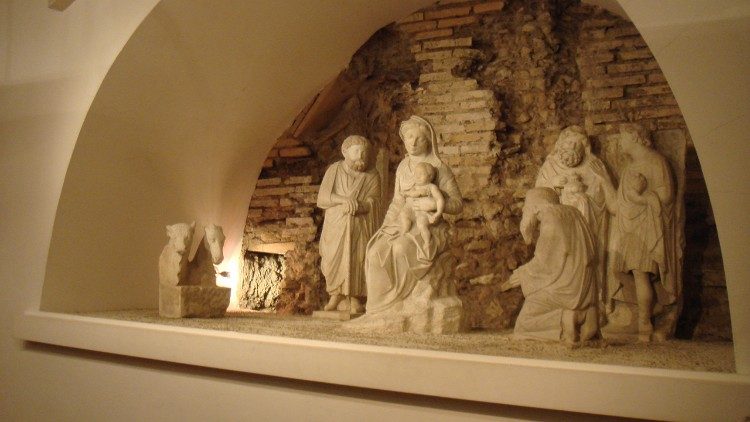 Crèche de pierre sculptée par Arnolfo di Cambio. Photo: Stefano Bolognini