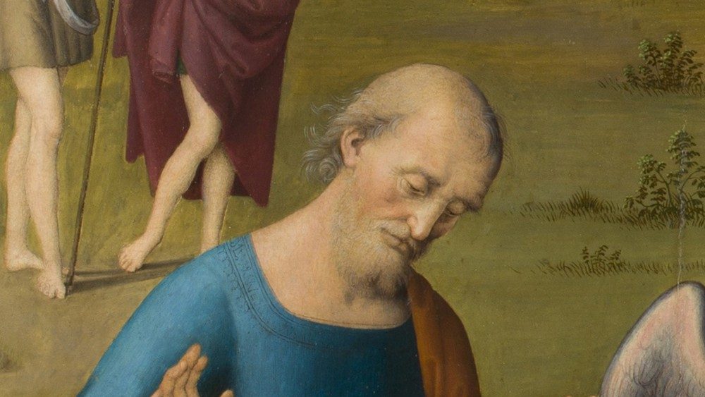 Giovanni di Pietro conhecido como "lo Spagna". Natividade e chegada dos Magos, 1507-1508, óleo sobre madeira, moldura dourada; Pinacoteca Vaticana © Musei Vaticani