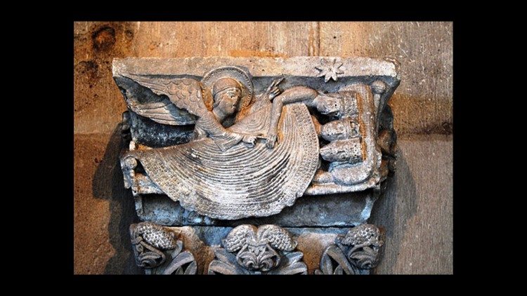Il sonno dei magi sul capitello di Autun