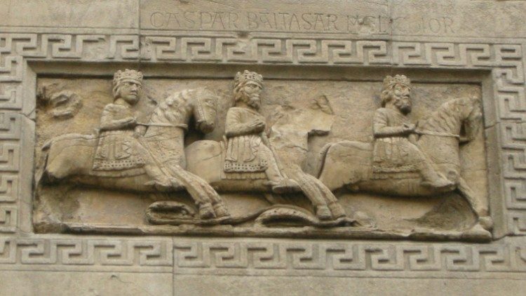 Cavalcata dei magi, Duomo di Fidenza