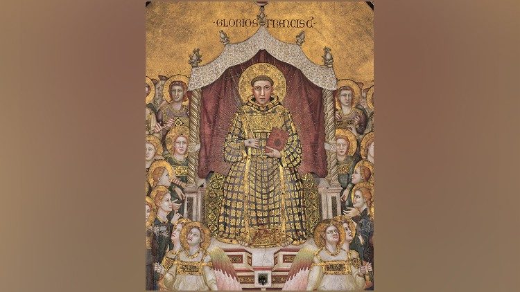 Saint François en gloire. 