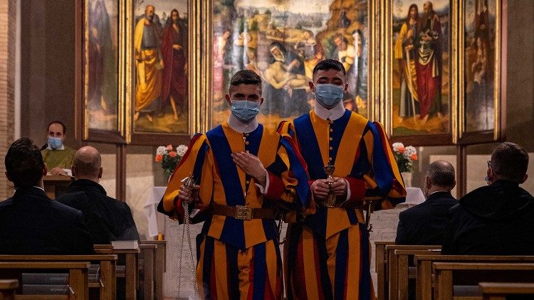 Feier im Campo Santo Teutonico zum 515. Gründungstag der Schweizergarde