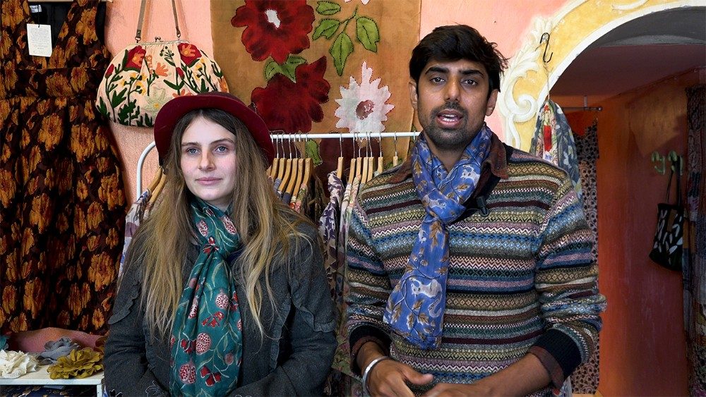 Federica et Bali dans leur boutique à Vérone