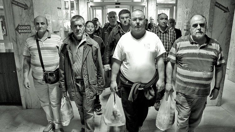 I senzatetto del documentario "Al di Qua" di Corrado Franco 