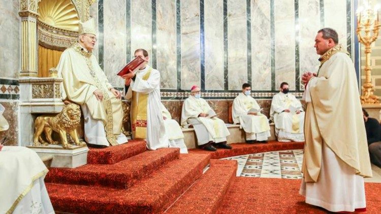 Падчас біскупскага пасвячэння. Ілюстрацыйнае фота