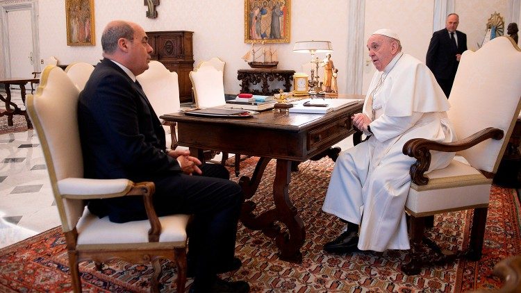 Францішак з Ніколай Дзынгарэці