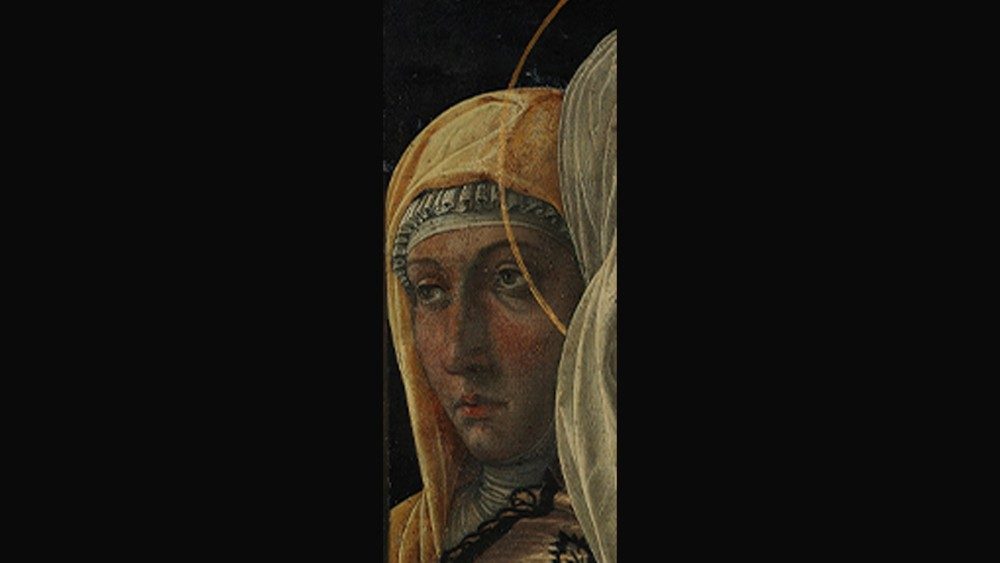 Andrea Mantegna, Presentazione al Tempio, 1455, tempera su tela,  Gemäldegalerie, Berlino (particolare) © Staatliche Museen zu Berlin, Gemäldegalerie / Christoph Schmidt