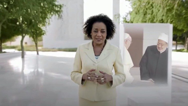 Michaelle Jean, già governatore generale del Canada, introduce l'incontro