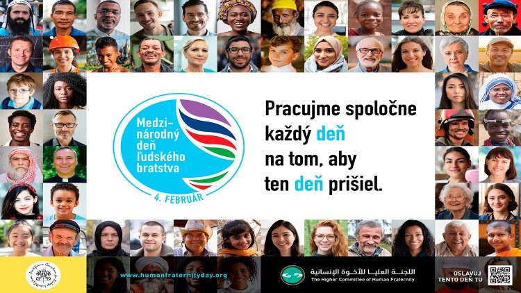 Plag&aacute;t predch&aacute;dzaj&uacute;ceho ročn&iacute;ka Medzin&aacute;rodn&eacute;ho dňa ľudsk&eacute;ho bratstva