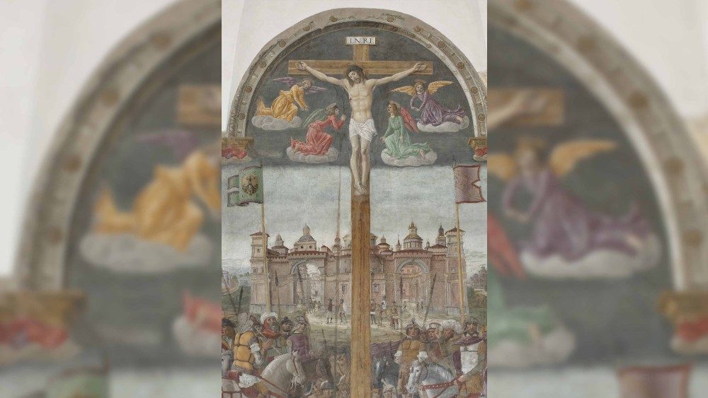 La Crocifissione di Donato Montorfano nel Refettorio di Santa Maria delle Grazie a Milano