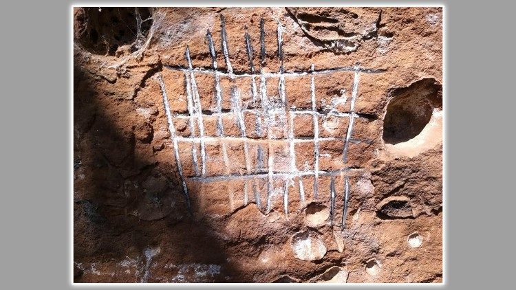 Inscrições rupestres na Estância Ganadeira, região de Itacoatiá,São Pedro do Sul