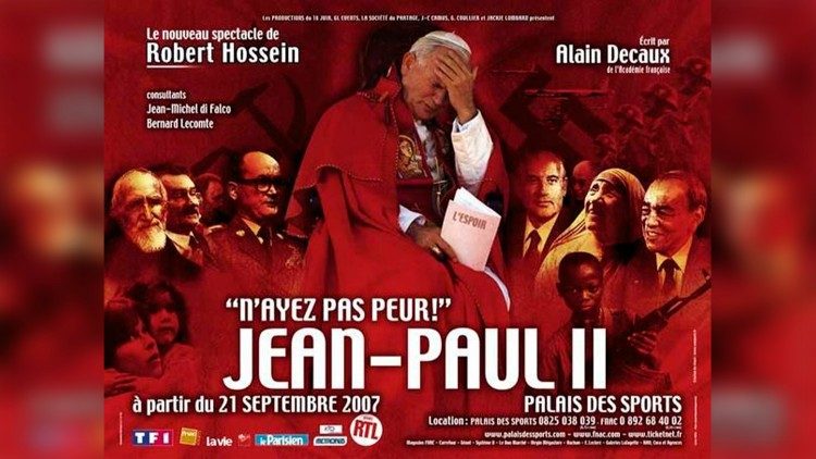L'affiche du spectacle de Robert Hossein