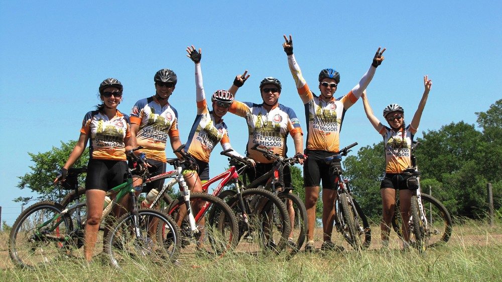 Caminho das Missões em bicicleta  (Foto: José Roberto de Oliveira)
