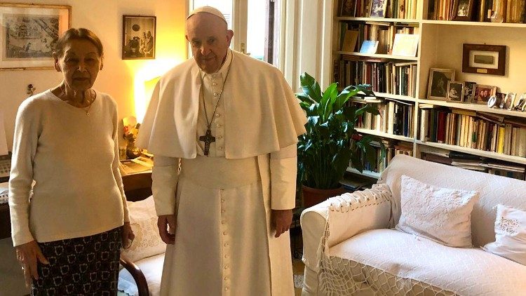 Papa Francisco com Edith
