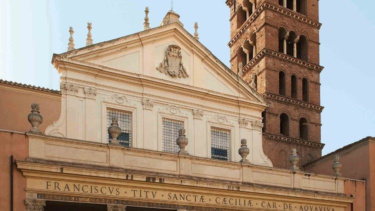 A Basílica de Santa Cecília, em Roma