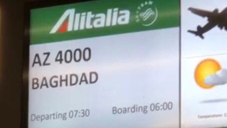  Avioni papnor në fluturim drejt Irakut